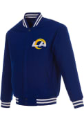 Los Angeles Rams Reversible Wool Heavyweight Jacket - Blue