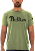 Philadelphia Phillies New Era Armed Forces Day Brushed T Shirt - Olive