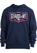 Cleveland Guardians New Era Cleveland Baseball Badge Hooded Sweatshirt - Navy Blue