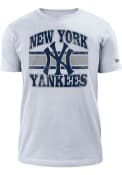 New York Yankees New Era Retro T Shirt - White