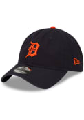 Detroit Tigers New Era Road Replica Core Classic 2.0 9TWENTY Adjustable Hat - Navy Blue