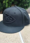 Kansas City Chiefs New Era On Black Basic 59FIFTY Fitted Hat - Black
