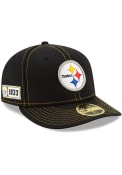 Pittsburgh Steelers New Era 2019 Official Sideline Road LP59FIFTY Fitted Hat - Black