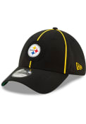 New Era Pittsburgh Steelers Black 2019 1920 Sideline Home 39THIRTY Flex Hat