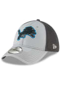 Detroit Lions New Era Grayed Out Neo 39THIRTY Flex Hat - Grey