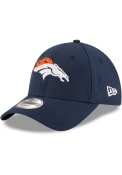 Denver Broncos New Era The League 9FORTY Adjustable Hat - Navy Blue