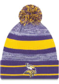 Minnesota Vikings New Era Cuff Pom Knit - Purple