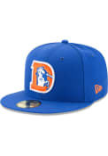 Denver Broncos New Era Basic 59FIFTY Fitted Hat - Blue