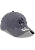 New York Yankees New Era Core Classic 9TWENTY Adjustable Hat - Grey