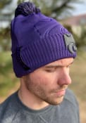 New Era K-State Wildcats Purple Dart Cuff Pom Tech Knit Hat