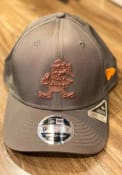 Brownie Cleveland Browns New Era Retro Tonal Badge Stretch 9FIFTY Snapback - Brown