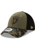Sporting Kansas City New Era Military Appreciation 39THIRTY Flex Hat - Olive