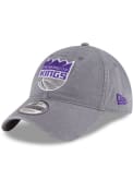 Sacramento Kings New Era Core Classic 9TWENTY Adjustable Hat - Grey