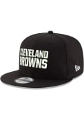 Cleveland Browns New Era Basic 9FIFTY Snapback - Black