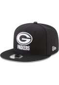 Green Bay Packers New Era Basic 9FIFTY Snapback - Black