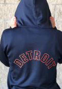 Detroit Tigers New Era Poly Fleece Zip - Navy Blue