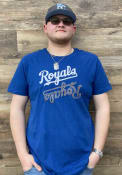 Kansas City Royals New Era Reflection Fashion T Shirt - Blue