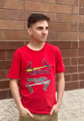 St Louis Cardinals New Era Reflection Fashion T Shirt - Red