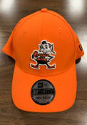 Brownie Cleveland Browns New Era Retro Brownie 39THIRTY Flex Hat - Orange