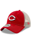 Cincinnati Reds New Era Worn 9TWENTY Adjustable Hat - Red