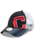 New Era Cleveland Indians Womens Red Logo Glam 9FORTY Adjustable Hat