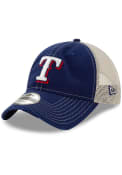 New Era Texas Rangers Worn 9TWENTY Adjustable Hat - Blue