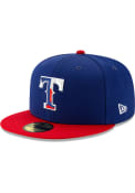 Texas Rangers New Era 2020 Batting Practice 59FIFTY Fitted Hat - Blue