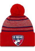 New Era FC Dallas Red 2020 Official Cuff Knit Hat