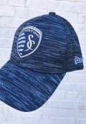 New Era Sporting Kansas City 2020 Official Stretch 9FORTY Adjustable Hat - Navy Blue