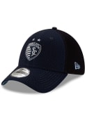 New Era Sporting Kansas City Navy Blue 2020 Jersey Hook 39THIRTY Flex Hat
