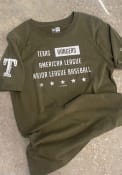 Texas Rangers New Era Five Stars T Shirt - Olive