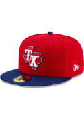 Texas Rangers New Era AC Alt 3 59FIFTY Fitted Hat - Red