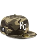 Kansas City Royals New Era 2021 Armed Forces Day 59FIFTY Fitted Hat - Green