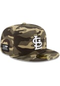 St Louis Cardinals New Era 2021 Armed Forces Day 59FIFTY Fitted Hat - Green