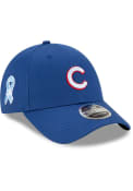 Chicago Cubs New Era 2021 Fathers Day SS9FORTY Adjustable Hat - Blue