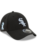 Chicago White Sox New Era 2021 Fathers Day SS9FORTY Adjustable Hat - Black