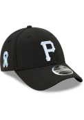 Pittsburgh Pirates New Era 2021 Fathers Day SS9FORTY Adjustable Hat - Black