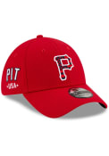 Pittsburgh Pirates New Era 2021 July 4th 39THIRTY Flex Hat - Red