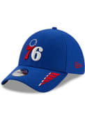Philadelphia 76ers New Era Elite 39THIRTY Flex Hat - Blue