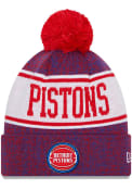 Detroit Pistons New Era Banner Knit - Blue