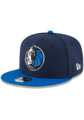 Dallas Mavericks Youth New Era 2T JR 9FIFTY Snapback Hat - Navy Blue