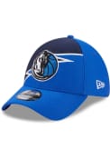Dallas Mavericks Youth New Era JR Bolt 39THIRTY Flex Hat - Blue