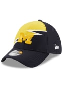 Michigan Wolverines New Era Bolt 39THIRTY Flex Hat - Navy Blue