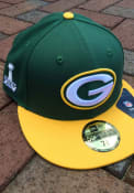 Green Bay Packers New Era Super Bowl XLV Side Patch 59FIFTY Fitted Hat - Green