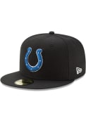 Indianapolis Colts New Era Basic 59FIFTY Fitted Hat - Black