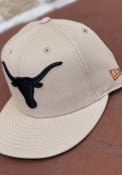 Texas Longhorns New Era 59FIFTY Fitted Hat - Tan