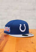 Indianapolis Colts New Era Super Bowl XLI Side Patch 59FIFTY Fitted Hat - Blue