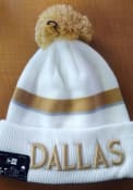 Dallas Mavericks New Era 2020 Official City Series Cuff Knit - White