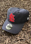 St Louis Cardinals New Era Core Classic 9TWENTY Adjustable Hat - Navy Blue