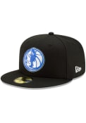 Dallas Mavericks New Era Back Half 59FIFTY Fitted Hat - Black